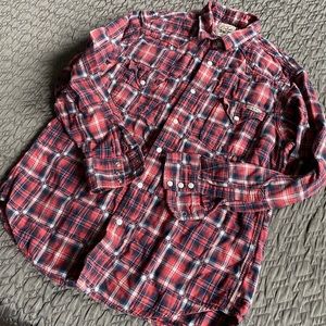 Flannel Lucky Brand Western button down